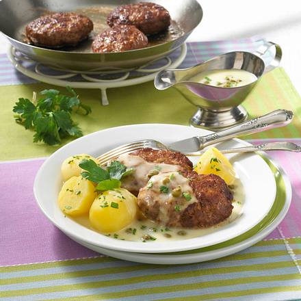 Hacksteaks Königsberger Art Rezept Hacksteaks Königsberger Art Rezept