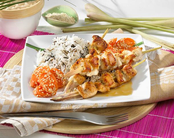 Hähnchen auf Zitronengras Rezept Hähnchen auf Zitronengras Rezept