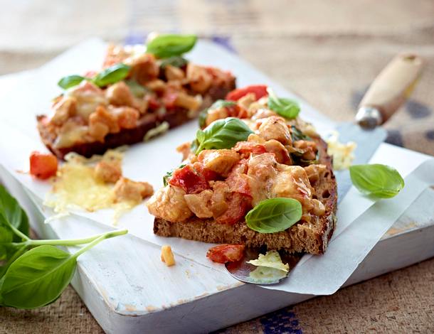 Hähnchen-Bruschetta Rezept Hähnchen-Bruschetta Rezept