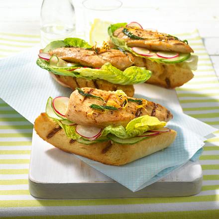 Hähnchen Croque vom Grill Rezept Hähnchen Croque vom Grill Rezept