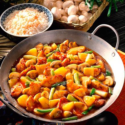 Hähnchen in süßsaurer Soße Rezept Hähnchen in süßsaurer Soße Rezept