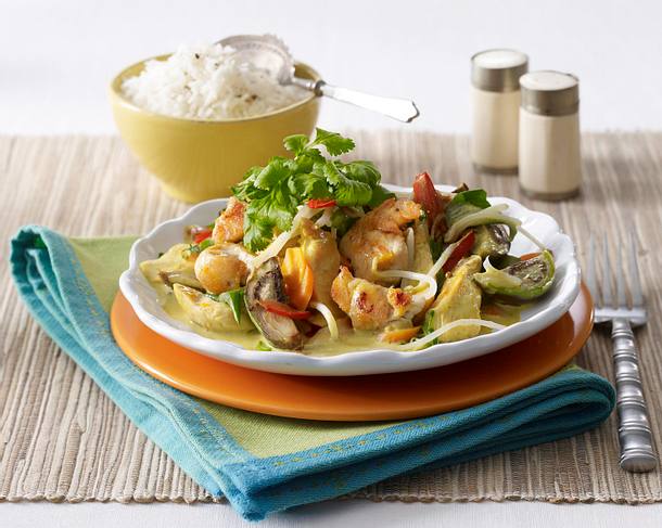 Hähnchen-Kokos-Curry Rezept Hähnchen-Kokos-Curry Rezept