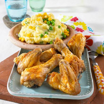 Hähnchen à la Familie Feuerstein Rezept