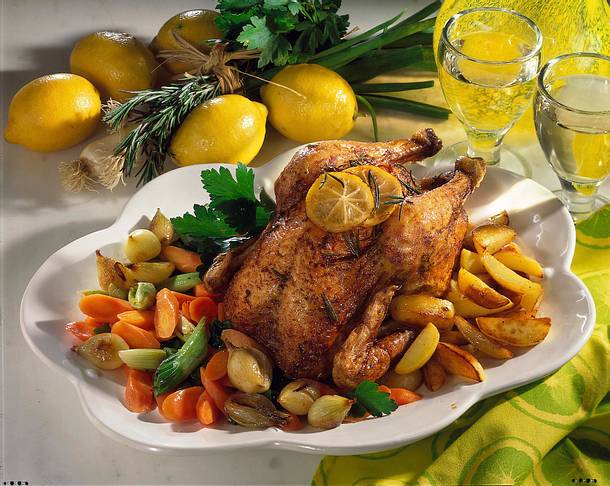 Hähnchen mit Rosmarin Rezept Hähnchen mit Rosmarin Rezept