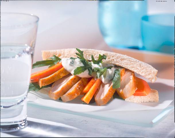 Hähnchen-Sandwich Rezept