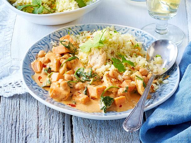 Schnelles Hähnchen-Süßkartoffel-Curry Rezept Schnelles Hähnchen-Süßkartoffel-Curry Rezept