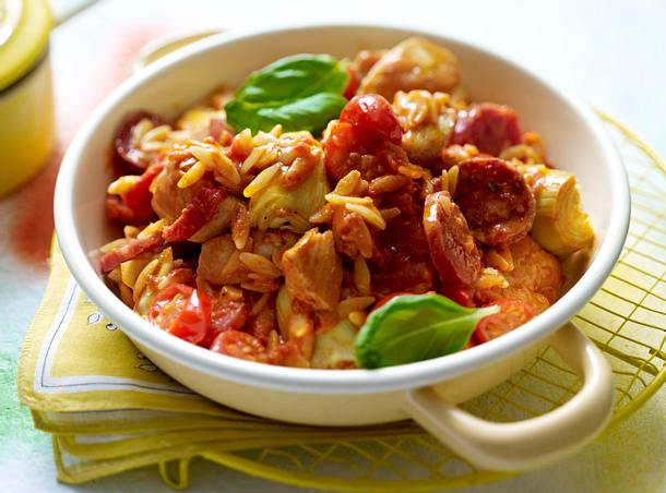 Hähnchen-Tomaten-Pfanne Rezept