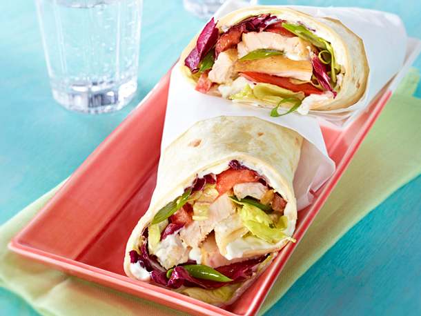 Hähnchen-Wrap leicht Rezept