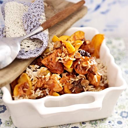 Hähnchenfilet mit Safran-Quitten Rezept Hähnchenfilet mit Safran-Quitten Rezept