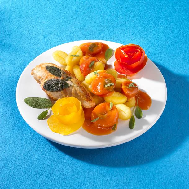 Hähnchenfilets im Speck-Salbeimantel Rezept