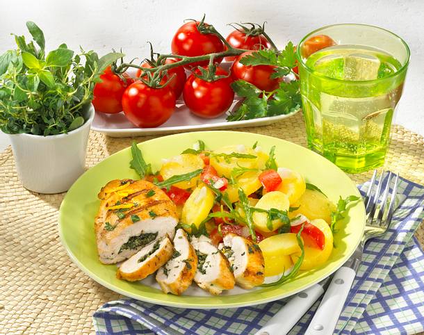 Hähnchenfilets mit Kräutern vom Grill (Diabetiker) Rezept Hähnchenfilets mit Kräutern vom Grill (Diabetiker) Rezept