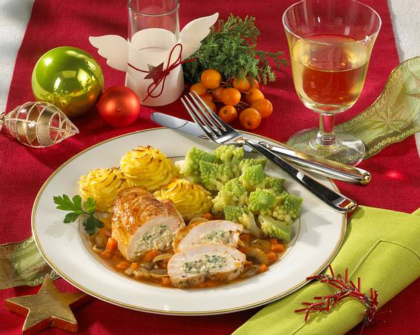 Hähnchenfilets mit Pilzfüllung Rezept Hähnchenfilets mit Pilzfüllung Rezept