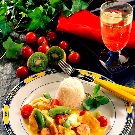 Hähnchengeschnetzeltes in Sahne-Soße Rezept