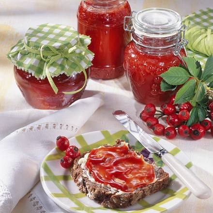 Hagebutten-Konfitüre Rezept Hagebutten-Konfitüre Rezept