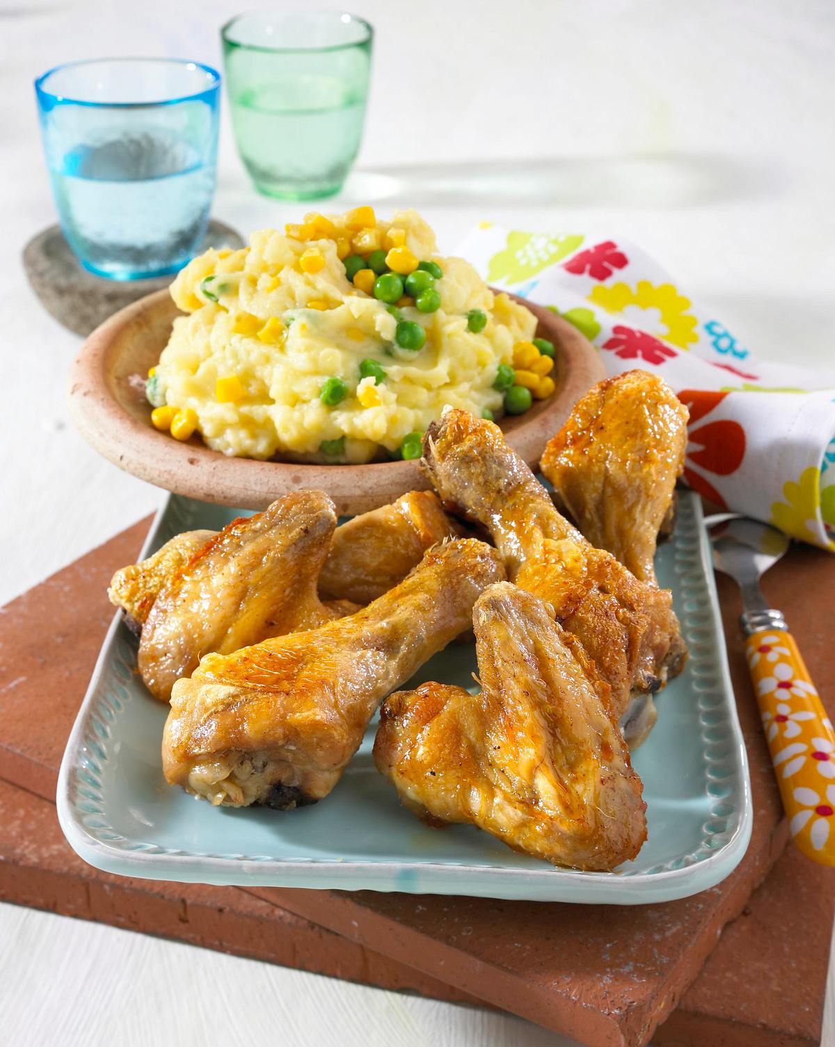 Hähnchen à la Familie Feuerstein Rezept