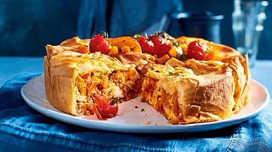 Hähnchen-Kürbis-Pastilla Rezept - Foto: LECKER @ Bauer Media Group