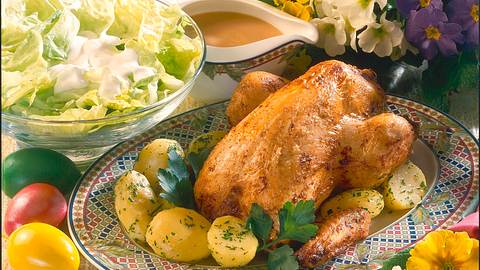 Hähnchen mit Leberfüllung Rezept - Foto: Horn