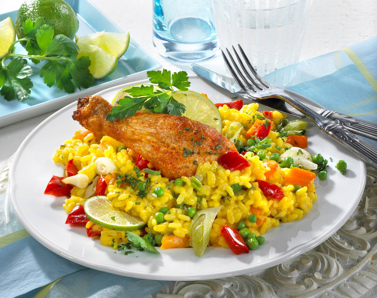 Hähnchen-Paella
