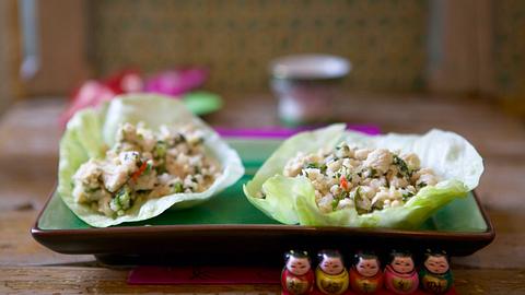 Hähnchen-Reis-Salat mit Minze und Koriander Rezept - Foto: House of Food / Bauer Food Experts KG