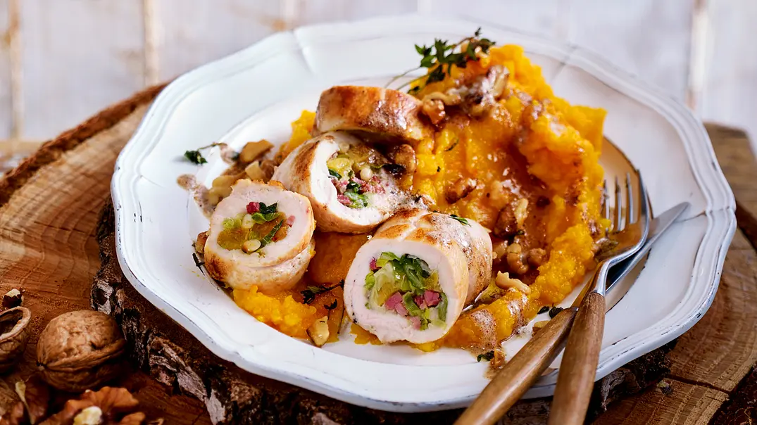 Hähnchen-Röllchen mit „Will mehr“- Walnussbutter Rezept - Foto: LECKER @ Bauer Media Group