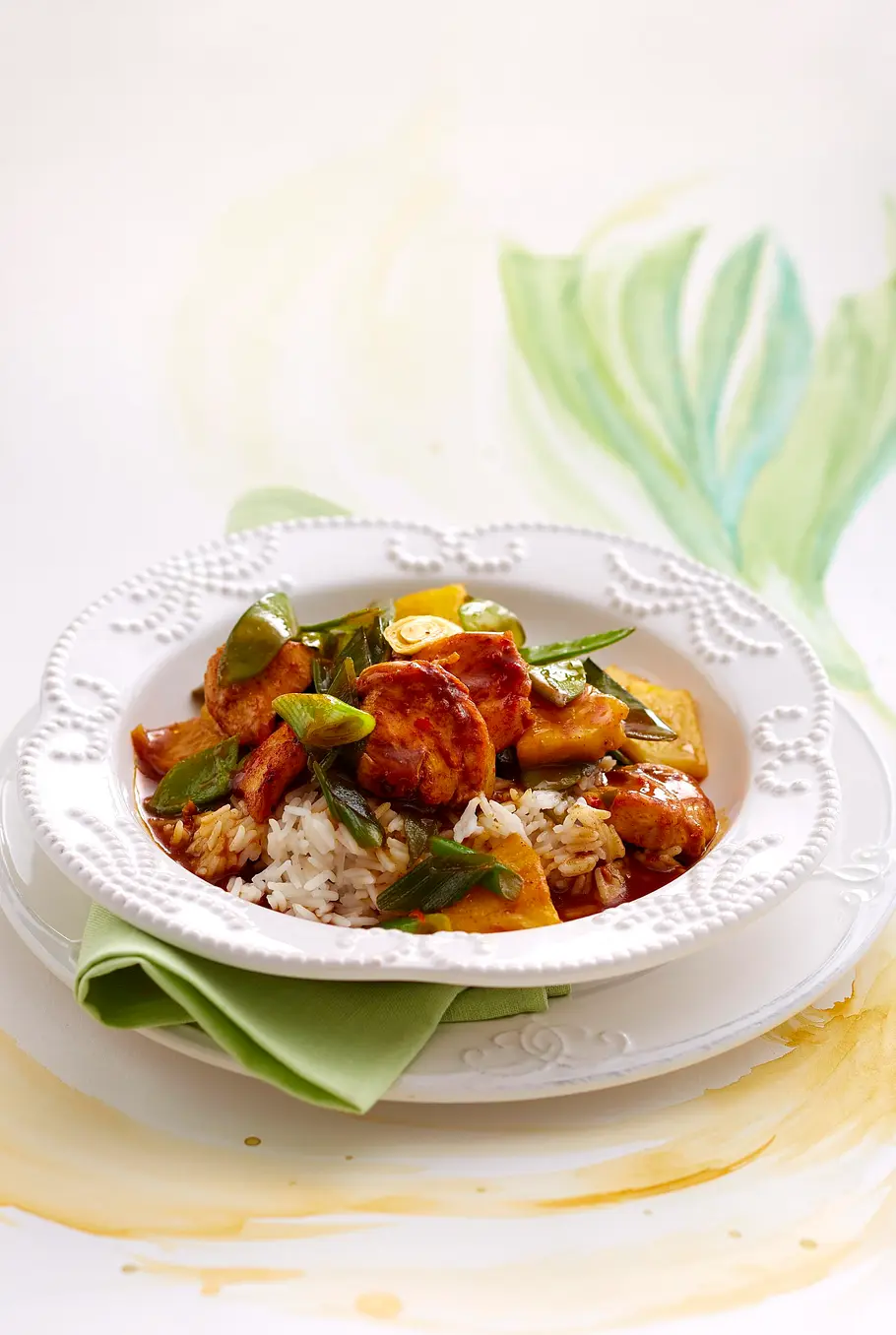 Hähnchencurry mit Reis Rezept Hähnchencurry mit Reis Rezept
