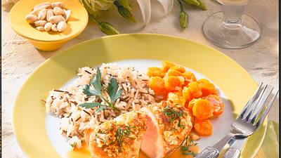 Hähnchenfilet mit Erdnuss-Kruste Rezept - Foto: LECKER @ Bauer Media Group