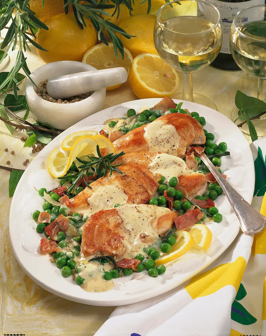 Hähnchenfilet mit Zitronensoße Rezept Hähnchenfilet mit Zitronensoße Rezept