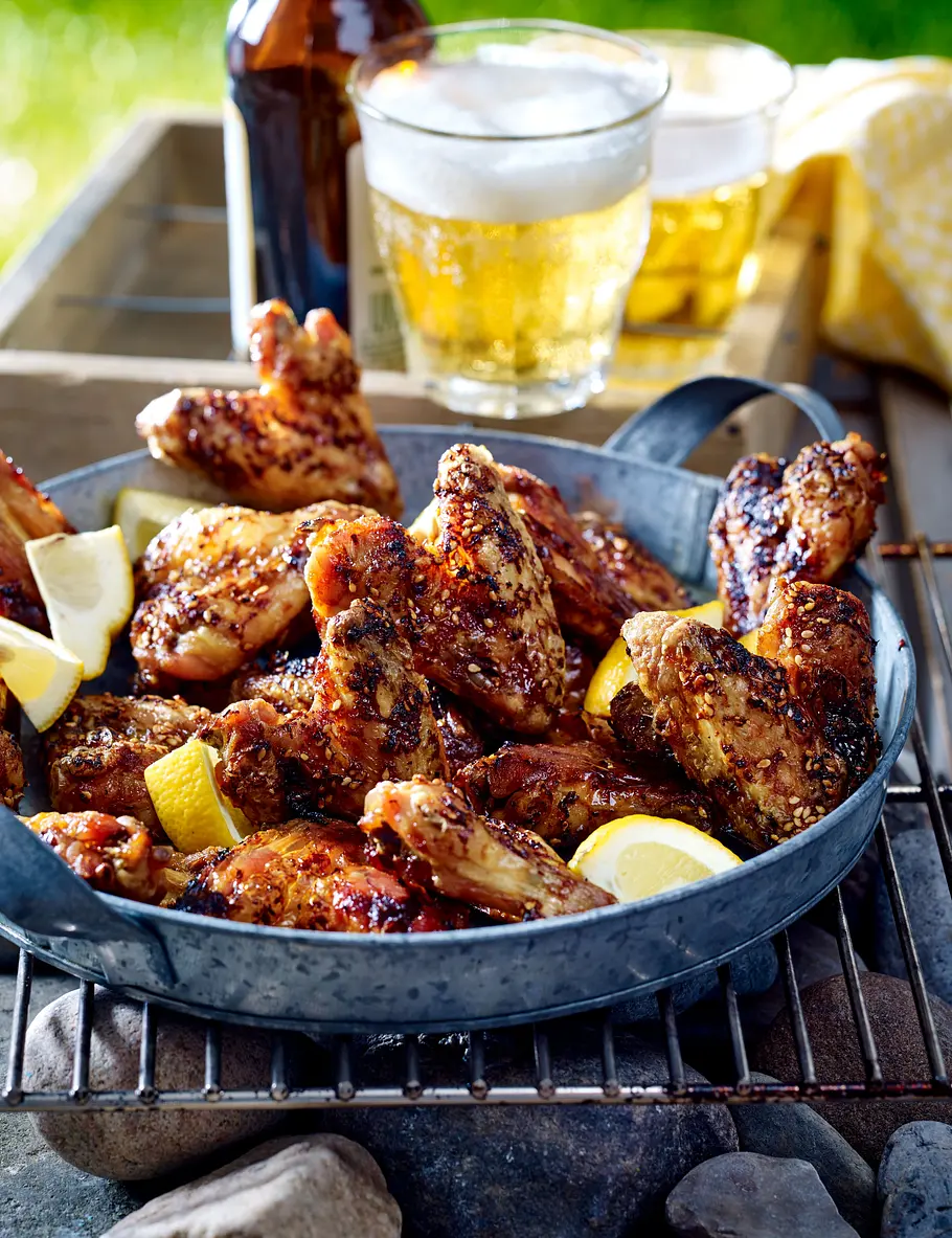 Hähnchenflügel in Ahornsirup-Marinade Rezept