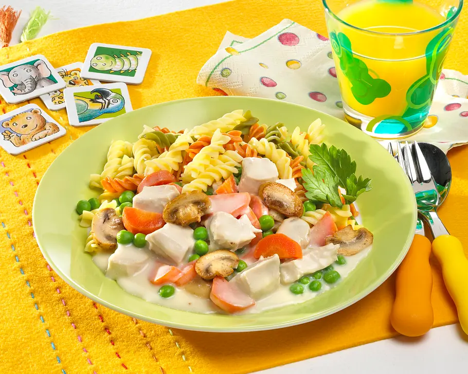 Hähnchenfrikassee Gustav Gans Rezept Hähnchenfrikassee Gustav Gans Rezept