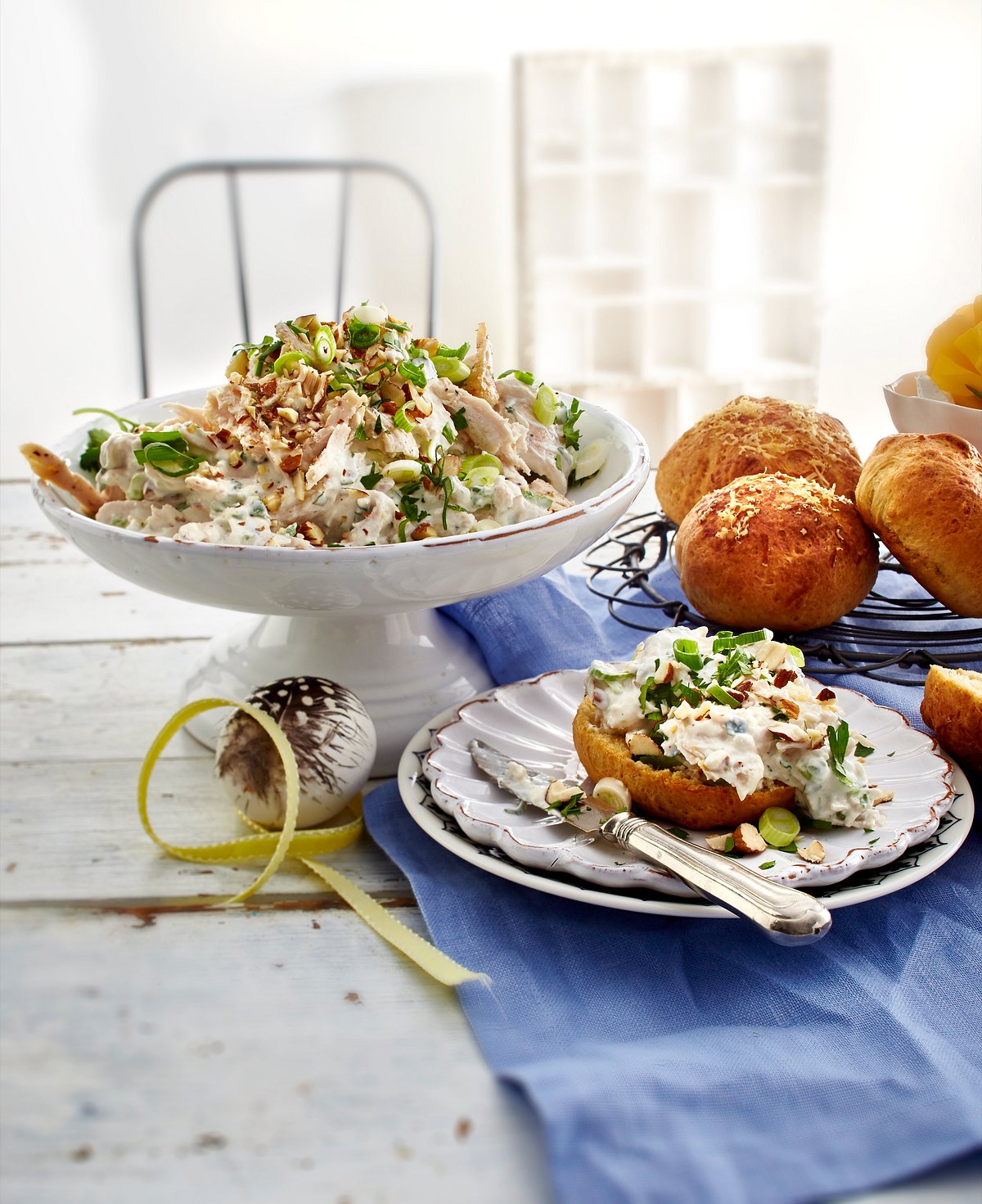 Hähnchensalat mit Mandeln Rezept