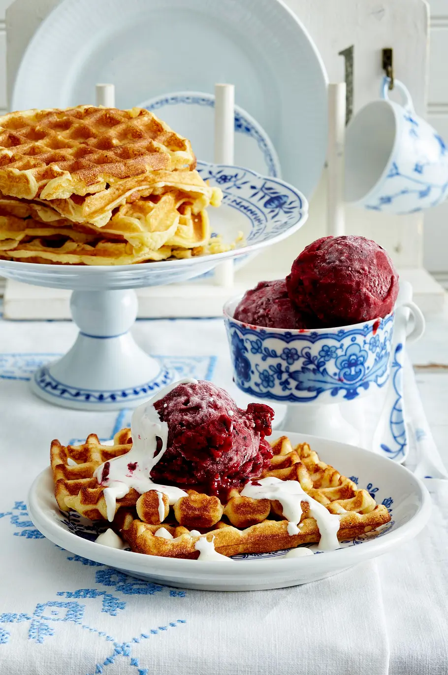 Halligwaffeln mit Schmandsoße Rezept Halligwaffeln mit Schmandsoße Rezept