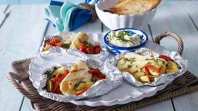 Halloumi-Päckchen mit Gemüse Rezept - Foto: LECKER @ Bauer Media Group