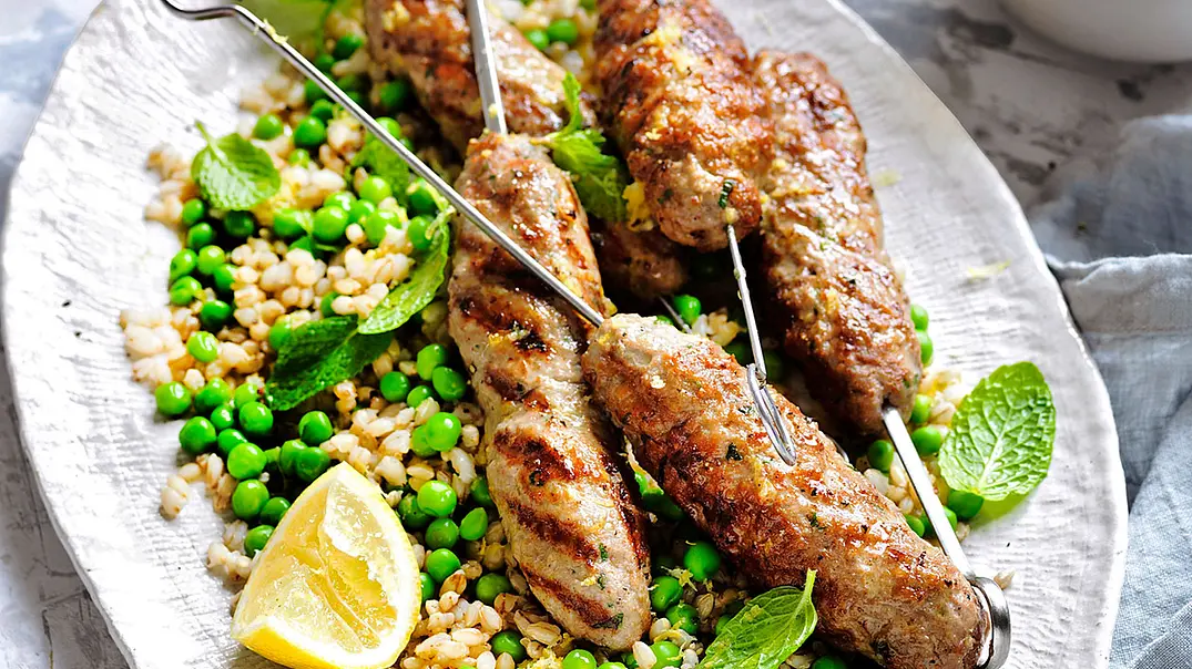 Hap-pea Meal: Köfte-Spieße Rezept - Foto: LECKER @ Bauer Media Group Hap-pea Meal: Köfte-Spieße Rezept - Foto: LECKER @ Bauer Media Group