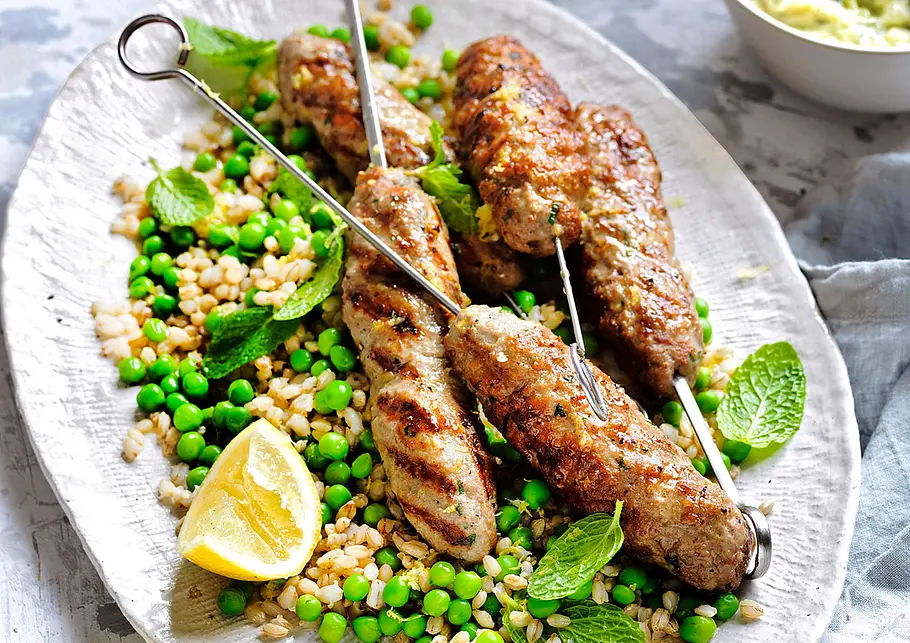Hap-pea Meal: Köfte-Spieße Rezept Hap-pea Meal: Köfte-Spieße Rezept