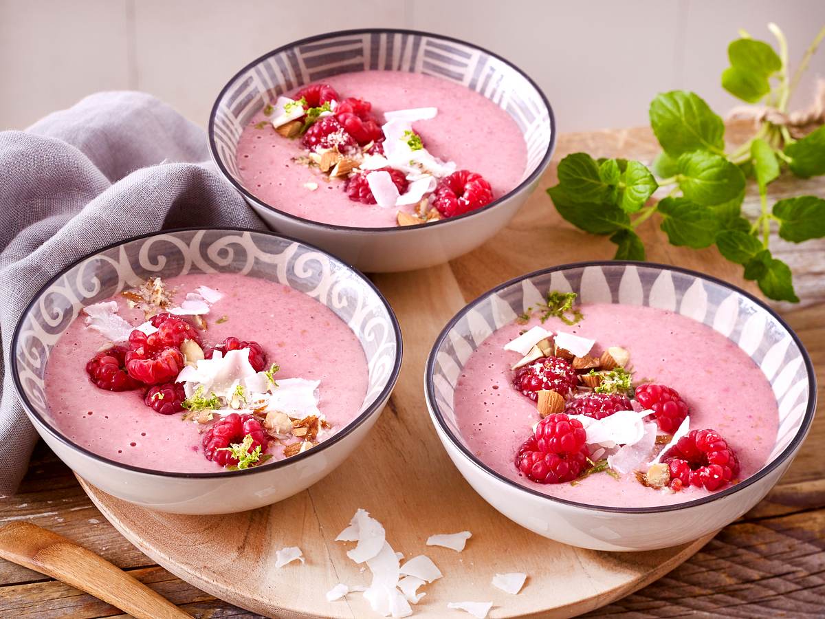 Happy Smoothiebowl mit Kokos Rezept