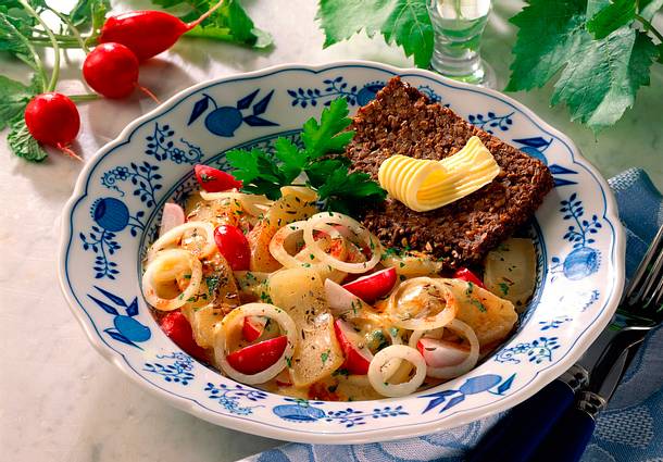 Harzer Käse Salat Rezept Harzer Käse Salat Rezept