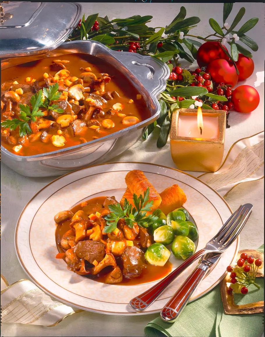 Hasengeschnetzeltes mit Waldpilzen Rezept Hasengeschnetzeltes mit Waldpilzen Rezept