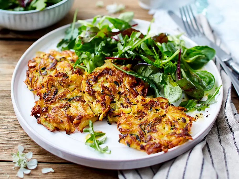 Zucchini-Rösti Rezept Zucchini-Rösti Rezept
