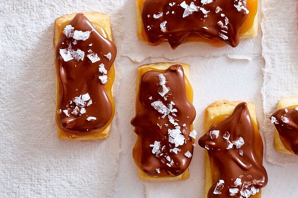 Karamell-Schoko-Shortbread Rezept