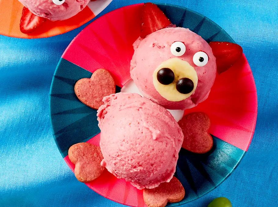 Erdbeer-Quark-Eis "Pepa Grunz" Rezept | LECKER Erdbeer-Quark-Eis "Pepa Grunz" Rezept | LECKER