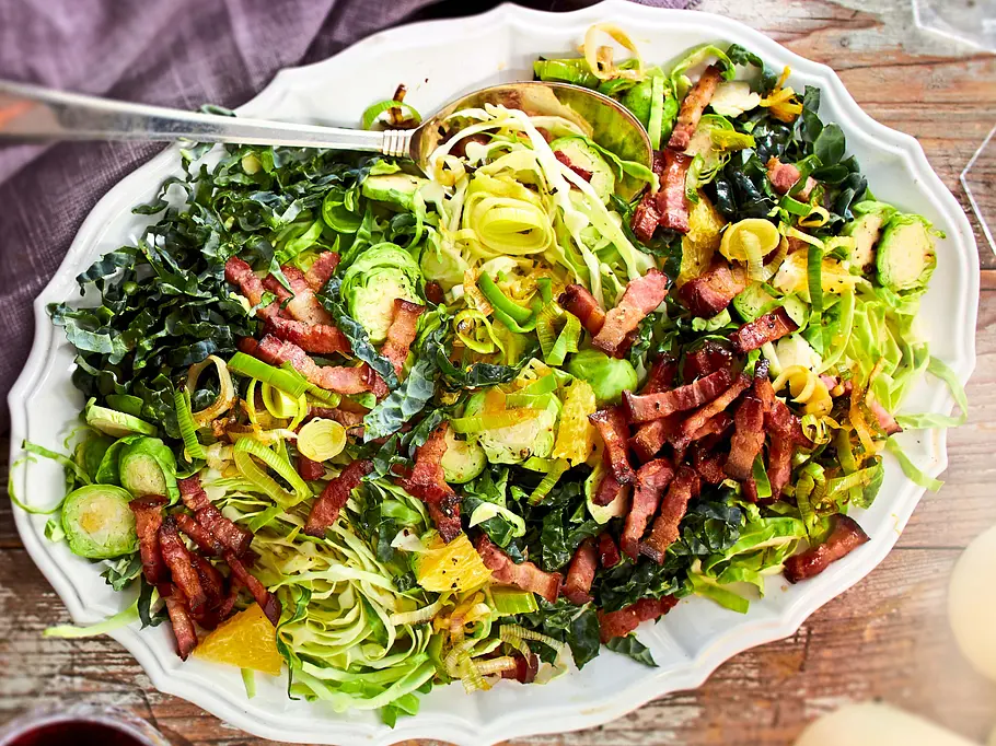 Winterlicher Kohlsalat Drei auf einen Streich Rezept Winterlicher Kohlsalat Drei auf einen Streich Rezept