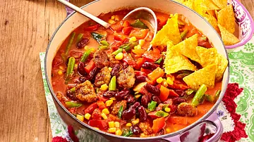 Mexiko-Topf mit Brätbällchen Rezept - Foto: LECKER @ Bauer Media Group Mexiko-Topf mit Brätbällchen Rezept - Foto: LECKER @ Bauer Media Group