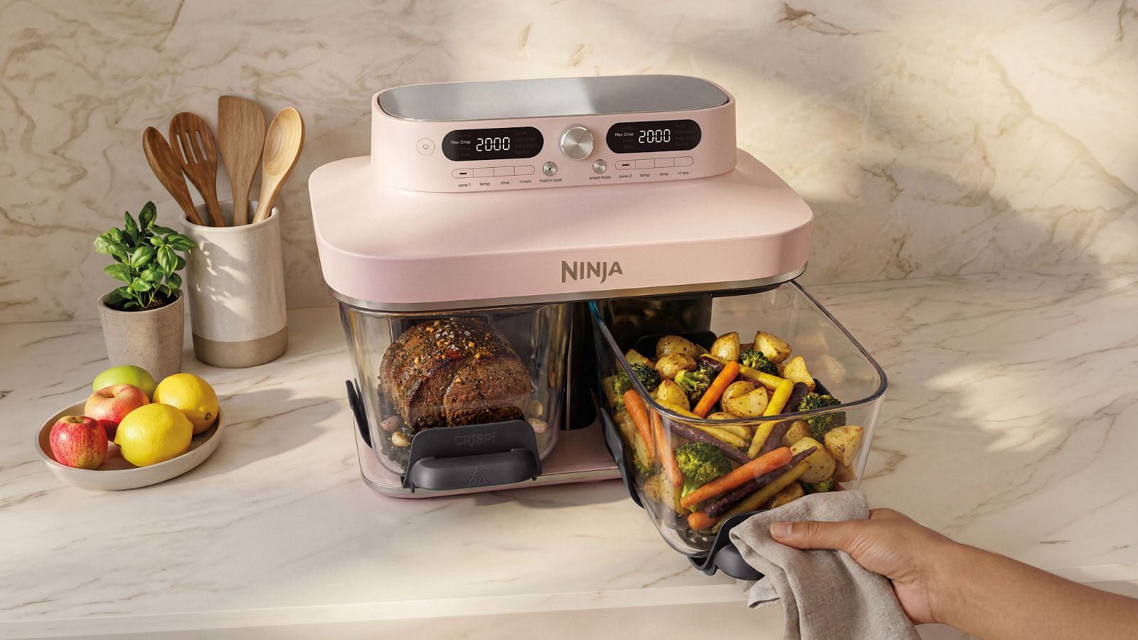 Ninja CRISPi DualZone: Das kann der neue Glas-Airfryer