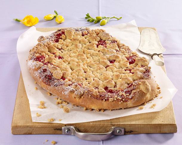 Hefefladen mit Streuseln Rezept Hefefladen mit Streuseln Rezept