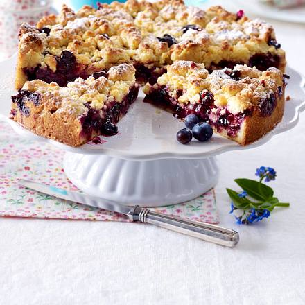 Heidelbeer-Prasselkuchen Rezept Heidelbeer-Prasselkuchen Rezept