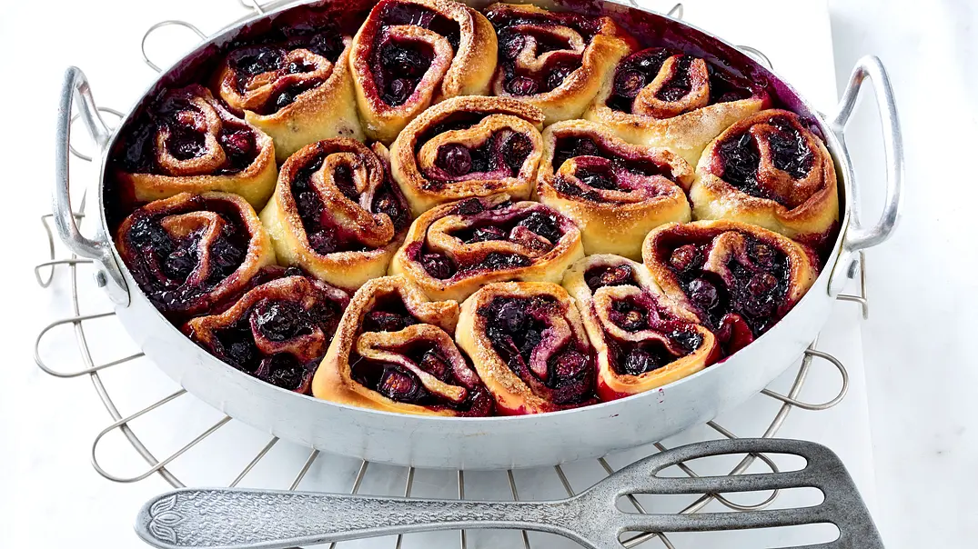 Heidelbeer-Schnecken Rezept - Foto: LECKER @ Bauer Media Group