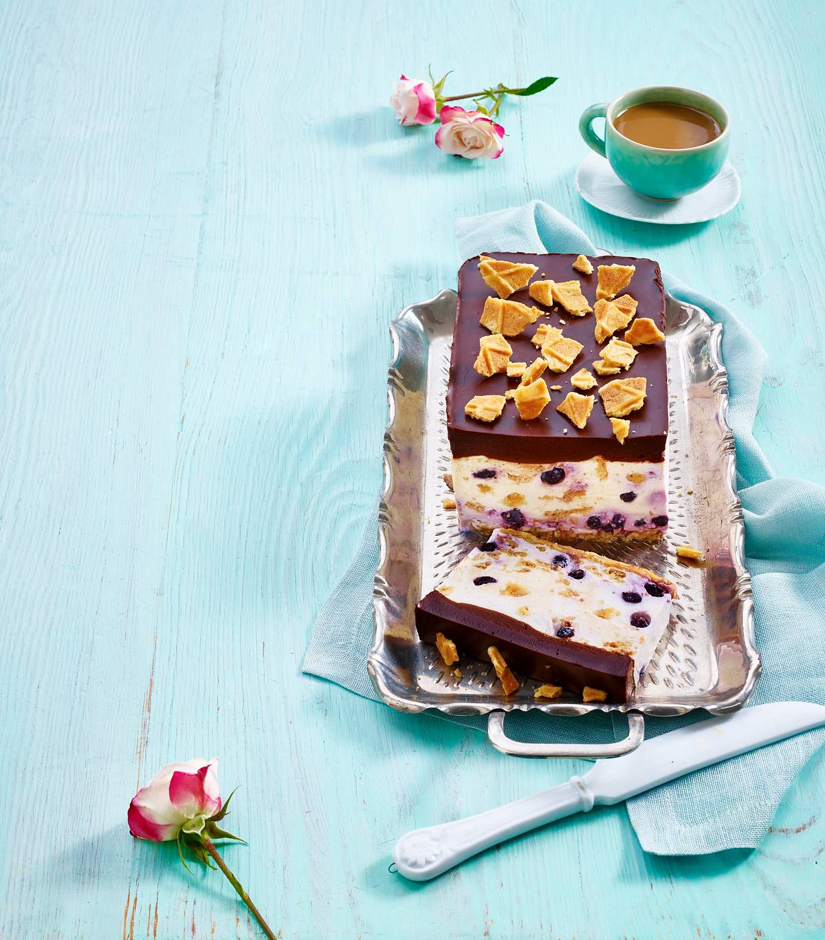 Heidelbeer-Schoko-Kastenkuchen Rezept