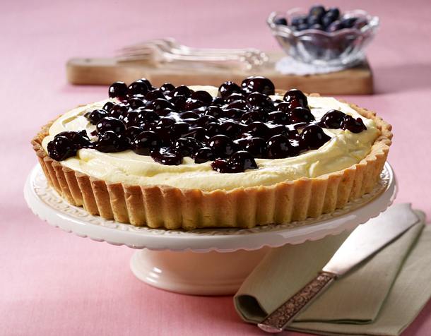 Heidelbeer-Tarte mit Mandeln Rezept
