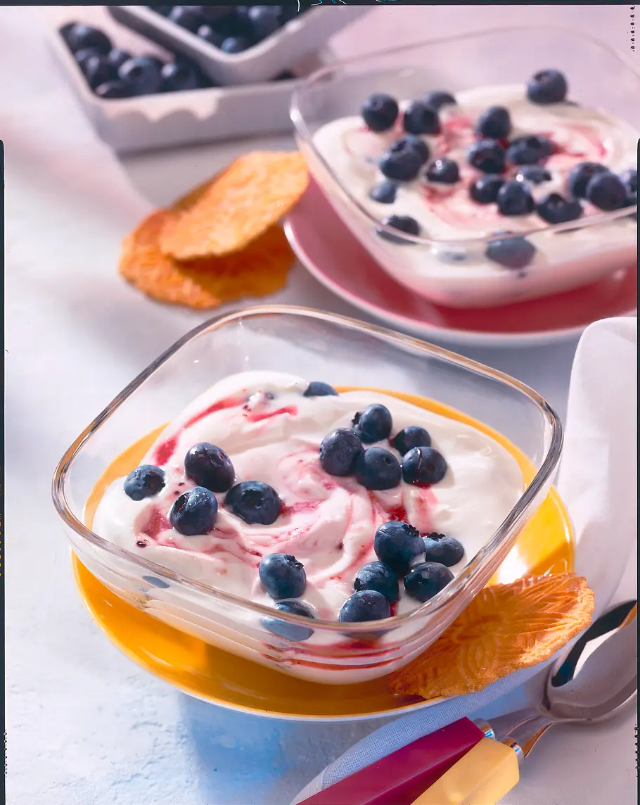 Heidelbeer-Vanille-Quark Rezept Heidelbeer-Vanille-Quark Rezept