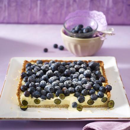 Heidelbeertarte mit weißer Schokocreme Rezept Heidelbeertarte mit weißer Schokocreme Rezept